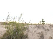 We got caught having sex in the forest, then continued with a quickie creampie on the beach 9/16