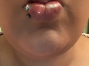 “Asmr” BBW eats cake  - Screenshot 3 of 16 - Pov