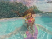 Hot swimming pool nude Russian erotics with Irina Poplavok 14/16