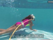 Hot swimming pool nude Russian erotics with Irina Poplavok 4/16