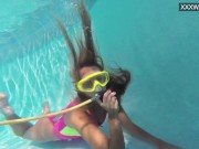 Hot swimming pool nude Russian erotics with Irina Poplavok 9/16