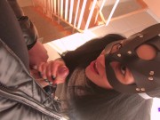 Risky Blowjob On Stairs of The Mall 16/16