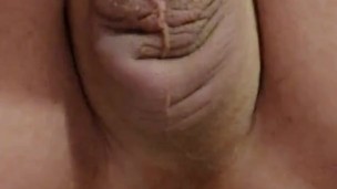 Bisexual Virgin breaking in his asshole with a 9" dildo - gaping hole (repost)