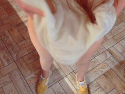 Hot Step Sister Makes Me Cum in Her Pantyhose  and Pull Them Up 16/16