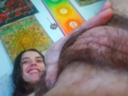 Happy Healthy Hippy Camgirl Shows Off Fit Body Glad She's Not Too Skinny Any more Yay! 15/16