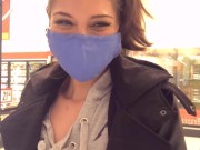 OtakuJennii trying out her new vibrating panties at the grocery store! HD (Vertical Video) 11/16