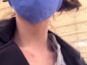 OtakuJennii trying out her new vibrating panties at the grocery store! HD (Vertical Video) 12/16