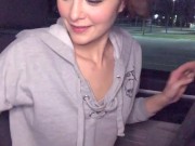 OtakuJennii trying out her new vibrating panties at the grocery store! HD (Vertical Video) 3/16