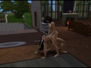 Strapon. Sex toy for hot lesbian girls in the student dorm | Game 2/16