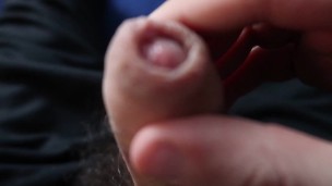 Making my Uncircumcised Cock CUM!
