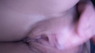 Cute lil slut plays with her pussy in white panties then shows you inside her ;)