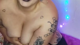 Tattooed short hair girl