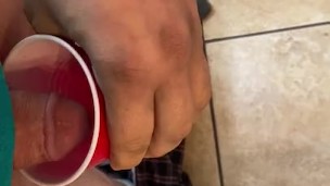 Peeing in a cup