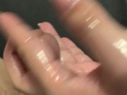 Quick handjob before work