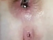 Last Of Three Butt Sex Films Of Roxy's Dildo Ass Fucking. 3/16