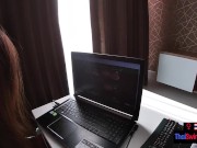 Pizza got delivered but the Thai amateur teen wanted more from him 1/16