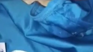 Quick little jerk off session led to me cumming on my wifes bikini bottoms & licking up my Cumshot 