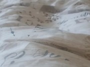 Solo Masturbation and Stomach Cumshot while watching porn in Pyjamas 1/16