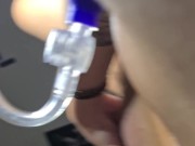 [Area51FREAK] uncontrollably SQUIRTING EVERYWHERE after using a PU$$Y PUMP 13/16