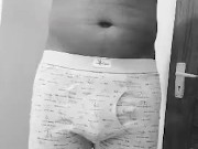 Playing with my black big dick  12/16