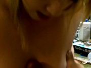 Young babysitter sucks daddy dry 16/16