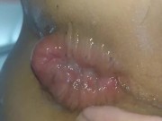 アナル　高速指アナニー　大量汁垂れ　痙攣 10/16