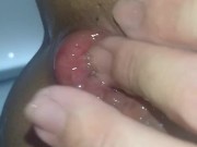 アナル　高速指アナニー　大量汁垂れ　痙攣 11/16