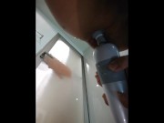 グリセリン浣腸後デンマ挿入　大量排出　アナル痙攣 9/16