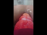 Bad　Dragonディルド　バックでアナルオナニー　疑似大量ローション中出し2 12/16