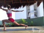 Rooftop workout session 4/16