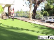 Brooke Brand & Olivia Halloween fuck! 10/16