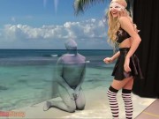 Blonde BallbustingStacy Kicks Mans Balls Maximum Strength OnlyFans Trailer 13/16