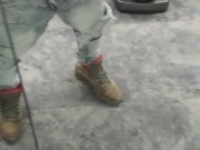 Early morning hotel exercise room tease before work! 12/16