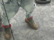 Early morning hotel exercise room tease before work! 16/16