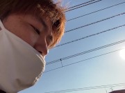 五反野駅で電車を見送る男 13/16