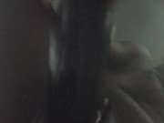 Ebony creamy pussy 3/16