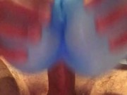 имитация анала перчаткой 7/16