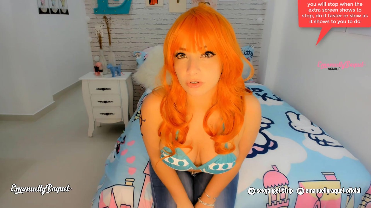 Nami from One Piece cosplay JERK OFF INSTRUCTIONS JOI big butt redhead cum countdown - Kostenloses Sex-Video - RedTube
