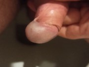 I pee and stroke my dickhead. 9/16