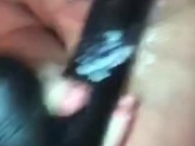 Blonde milf takes huge dildo in wet pussy 12/16