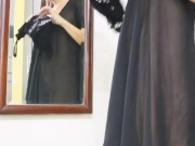 Tik Tok. Step sister trying a new body suit delivered by Amazon courier  3/16