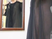 Tik Tok. Step sister trying a new body suit delivered by Amazon courier  4/16