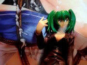 ルーズソックスブレザーギャル美少女フィギュアにぶっかけ顔発射オナニー【一騎当千呂布奉先】 16/16