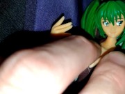 ルーズソックスブレザーギャル美少女フィギュアにぶっかけ顔発射オナニー【一騎当千呂布奉先】 2/16