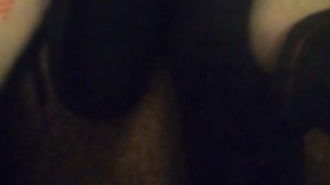 Black Dress Shoes & Cute Hexagon White Dirty Socks (No Audio)