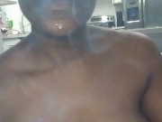 Stroking and Fucking my pussy while I take a Cigarette for you 15/16