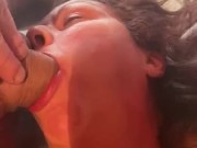 Too messed up to suck his dick - lol 7/16