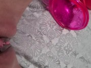 Pumping up pussy and clit with pussy pump making her swell  13/16