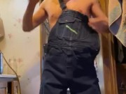 DANCING NUDE TRYING ON CLOTHES  12/16