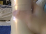 Fleshlight To Handjob Cumshot